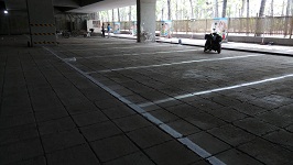 北京58总部停车场划线